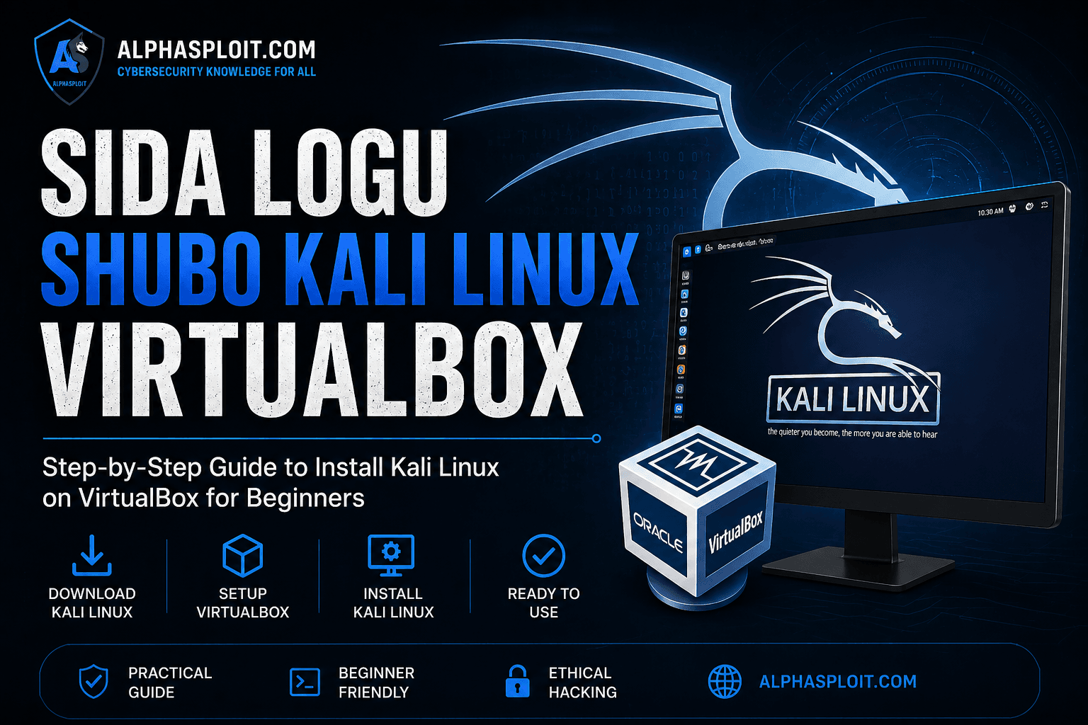 Sida Logu shubo Kali Linux VirtualBox